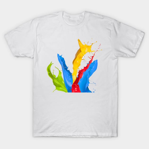 A Big Dollop Of Paint T-Shirt by designsbycreation